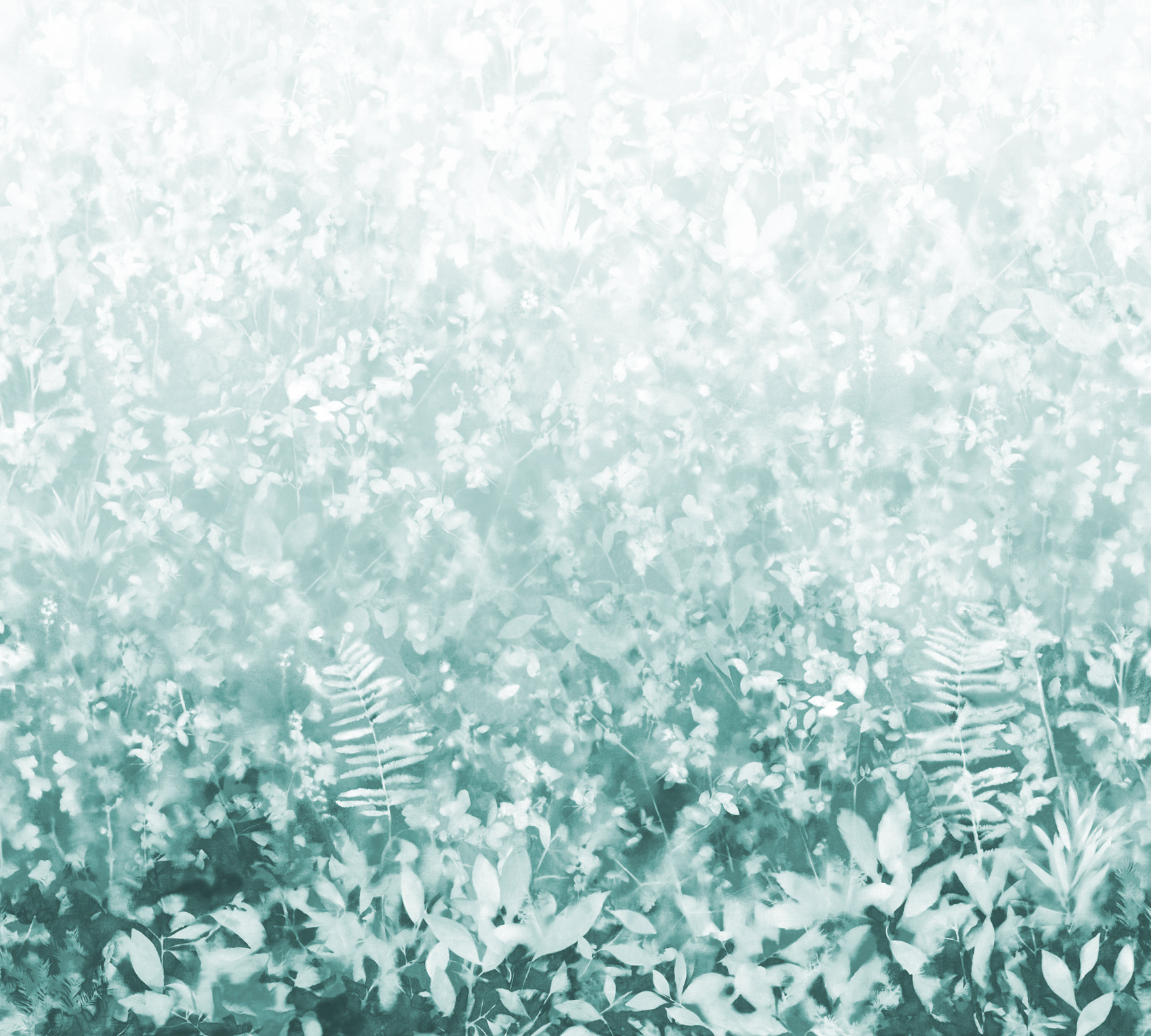 Панно Paint & Paper Library Botany Folia Teal 0360FOTEALZ 3,25х2,1 м